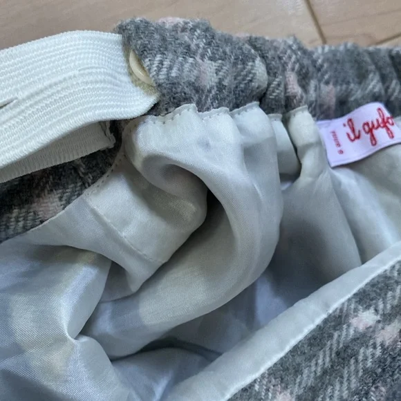 Il Gufo Italian virgin wool made in Italy skirt